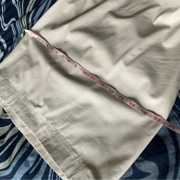 W1331 NIA Vegan Leather Mini Dress - Picture 7 of 10